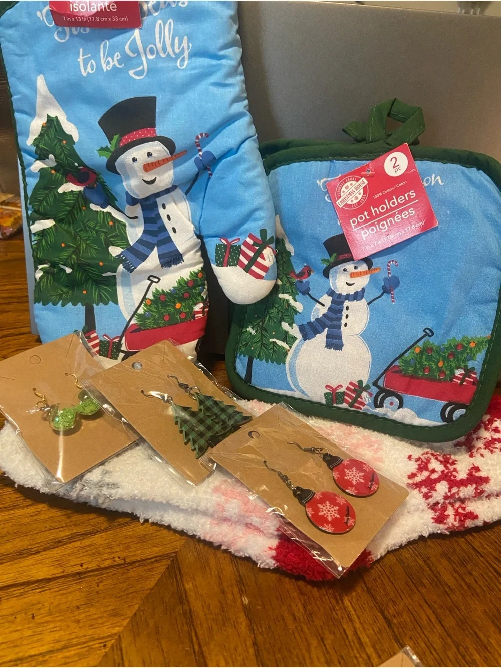Holiday Snowman 6/ Piece Christmas Bundle